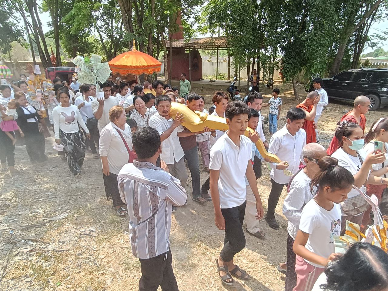 ពិធីបុណ្យលេី​កជហ្វា និងផ្កាប្រាក់សាមគ្គី នាវត្ត ខេមរាសីមារាម ទំនប់ក៥